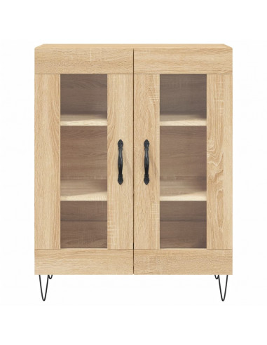 Credenza Rovere Sonoma 69,5x34x180 cm in Legno Multistrato