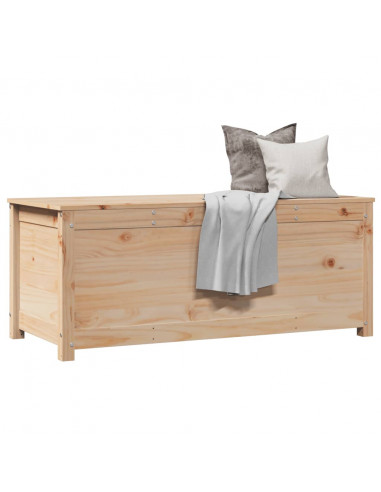 Contenitore Portaoggetti 110x50x45,5 cm Legno Massello Pino