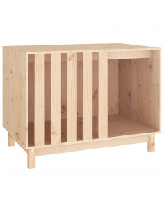 Casetta per Cani 90x60x67 cm in Legno Massello di Pino 2