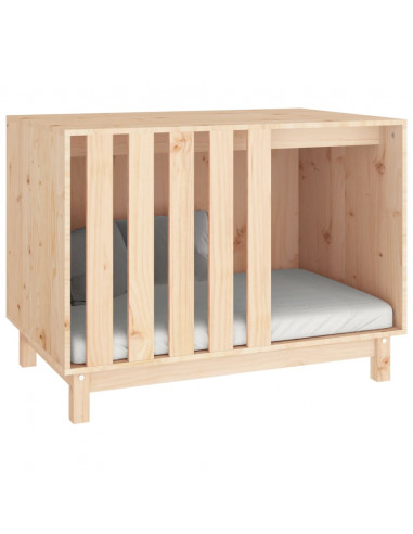 Casetta per Cani 90x60x67 cm in Legno Massello di Pino