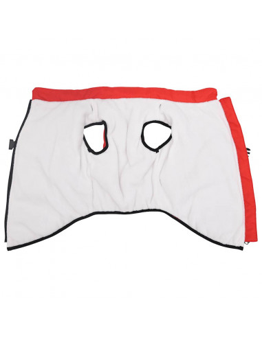 Cappotto Cani Imbracatura Impermeabile Riflettente Rosso 4XL
