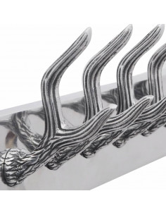 Ganci Appendiabiti 2 pz Argento in Alluminio