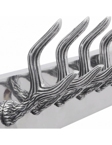 Ganci Appendiabiti 2 pz Argento in Alluminio