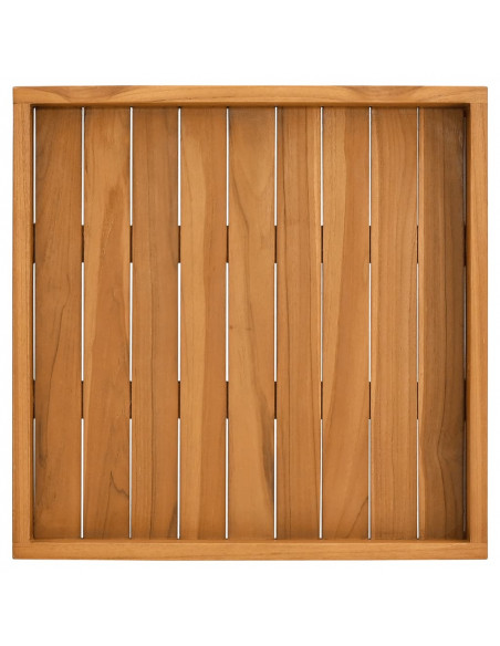 Vassoio da Portata 50x50 cm in Legno Massello di Teak