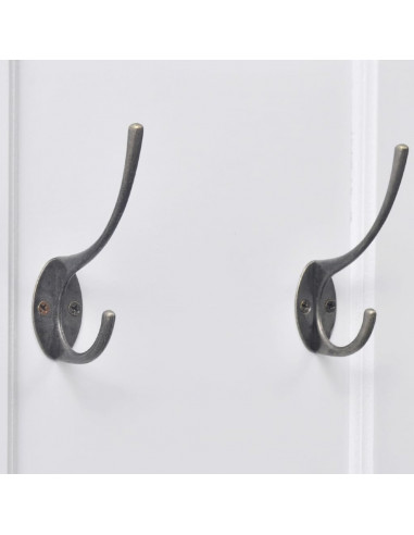 Appendiabiti Set 2 pz Attaccapanni Bianchi