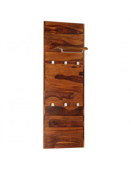 Appendiabiti in Legno Massello di Sheesham 118x40 cm