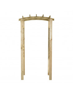 Arco a Traliccio 110x60x210 cm in Pino Massello Impregnato 2