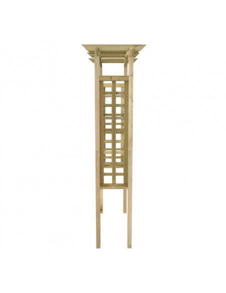 Arco a Traliccio 110x60x210 cm in Pino Massello Impregnato