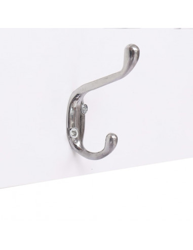 Appendiabiti a Muro WELCOME Bianco 74x29,5 cm