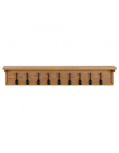 Appendiabiti 90x16x16 cm in Massello di Rovere