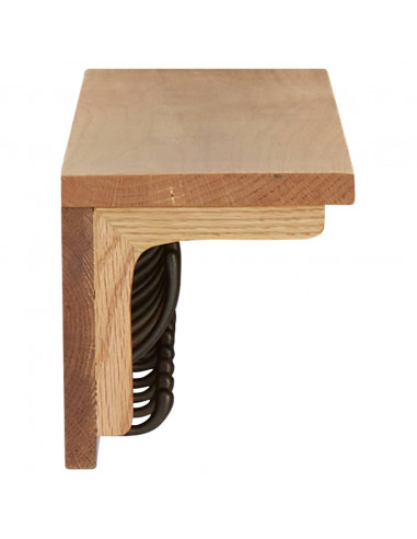 Appendiabiti 90x16x16 cm in Massello di Rovere