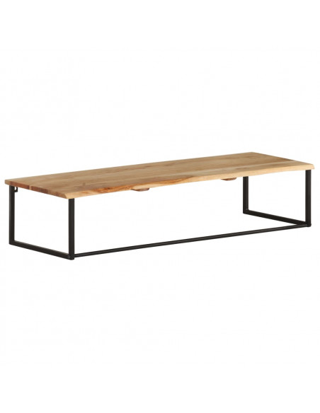 Attaccapanni con Bordi Vivi 100x35x22 cm in Legno di Acacia