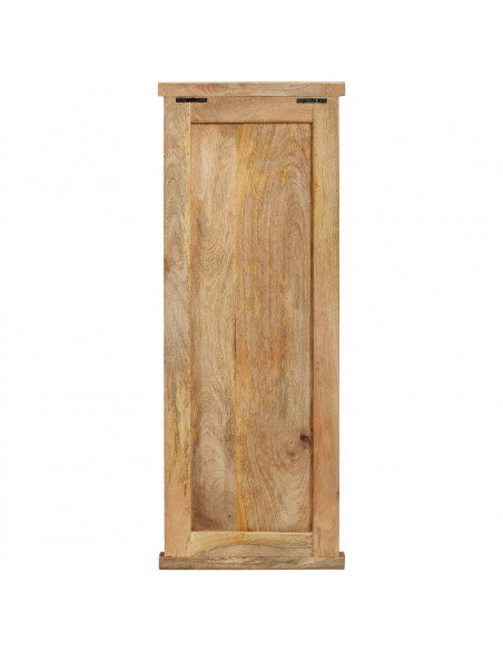 Appendiabiti 2 pz in Legno Massello di Mango 38x100 cm