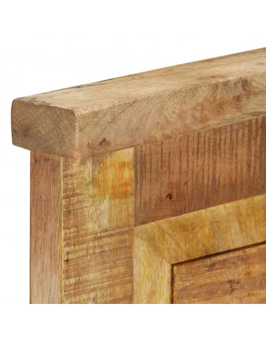 Appendiabiti 2 pz in Legno Massello di Mango 38x100 cm