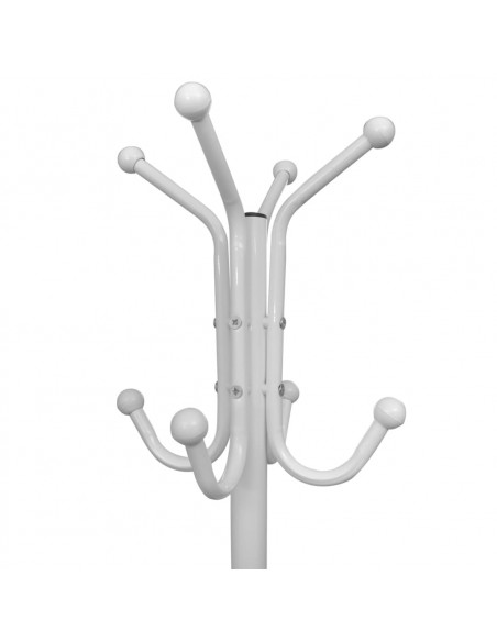 Attaccapanni Bianco in Metallo