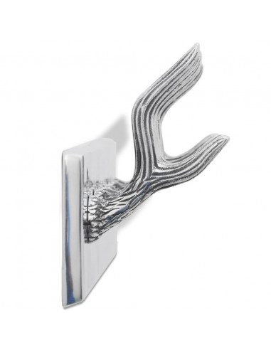 Ganci Appendiabiti 2 pz Argento in Alluminio