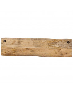 Appendiabiti da Parete con 4 Ganci in Legno Massello di Mango 2