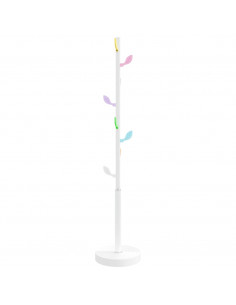 Appendiabiti Bianco 172 cm in Ferro Verniciato a Polvere 2