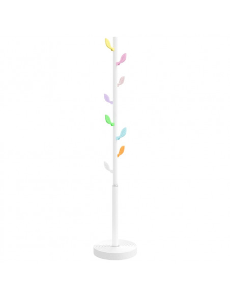 Appendiabiti Bianco 172 cm in Ferro Verniciato a Polvere