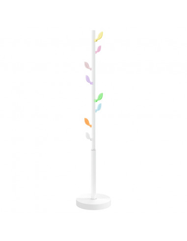 Appendiabiti Bianco 172 cm in Ferro Verniciato a Polvere