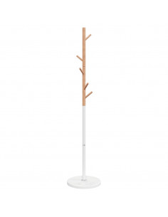 Appendiabiti Bianco 172 cm in Ferro Verniciato a Polvere 2