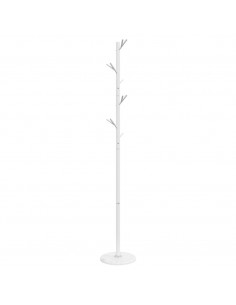 Appendiabiti Bianco 175 cm in Ferro Verniciato a Polvere 2