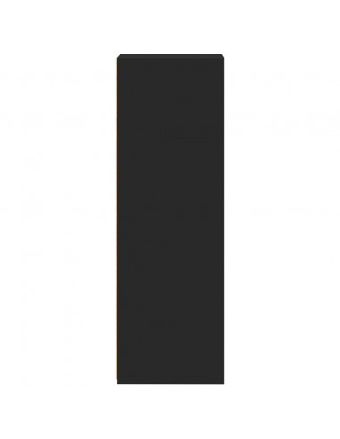 Credenza Nera 30x41x124 cm in Legno Multistrato