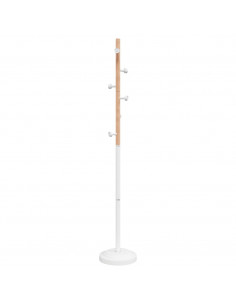 Appendiabiti Bianco 177 cm in Ferro Verniciato a Polvere 2