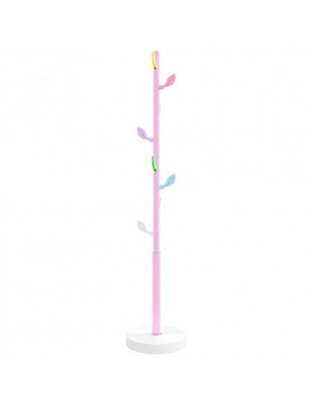 Appendiabiti Rosa 172 cm in Ferro Verniciato a Polvere
