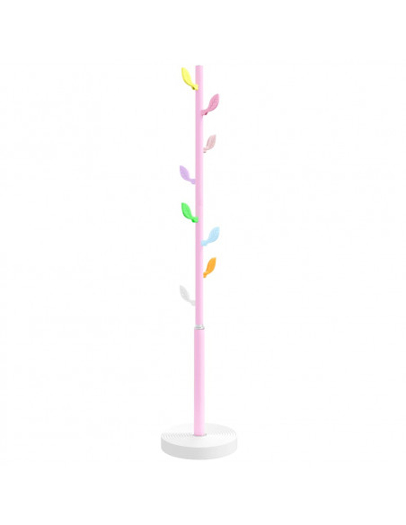 Appendiabiti Rosa 172 cm in Ferro Verniciato a Polvere