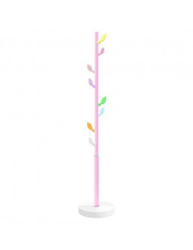 Appendiabiti Rosa 172 cm in Ferro Verniciato a Polvere