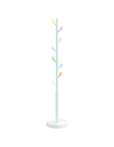 Appendiabiti Blu 172 cm in Ferro Verniciato a Polvere