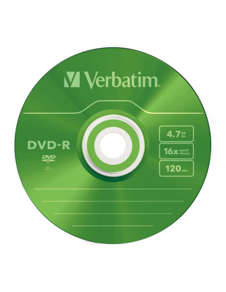 Verbatim DVD-R Colour 4,7 GB 5 pz