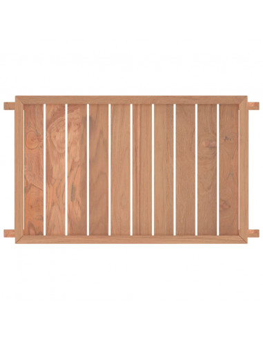 Vassoio Pieghevole 55x35x25 cm in Legno Massello di Teak