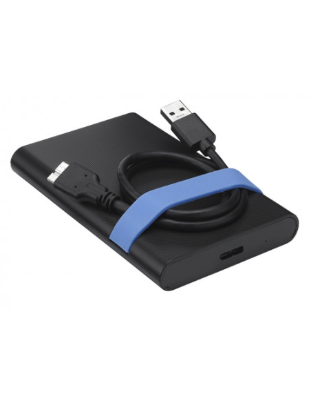 Verbatim Store'N'Go Enclosure Kit Box esterno HDD/SSD Nero, Blu 2.5"