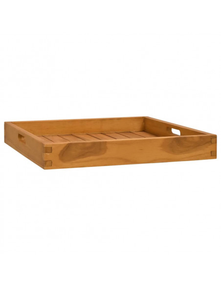 Vassoio da Portata 50x50 cm in Legno Massello di Teak