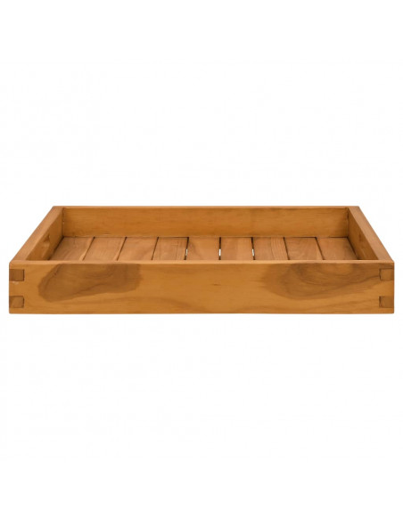 Vassoio da Portata 50x50 cm in Legno Massello di Teak