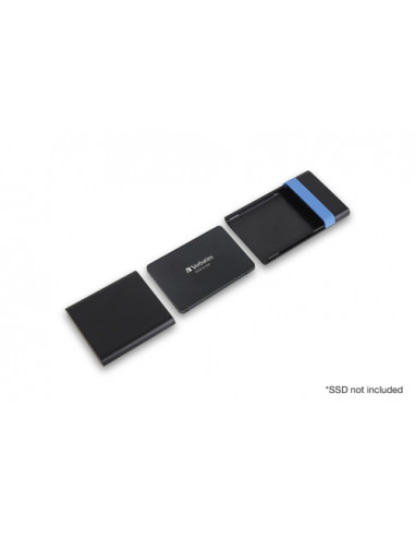 Verbatim Store'N'Go Enclosure Kit Box esterno HDD/SSD Nero, Blu 2.5"