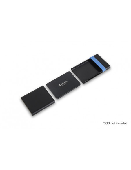 Verbatim Store'N'Go Enclosure Kit Box esterno HDD/SSD Nero, Blu 2.5"