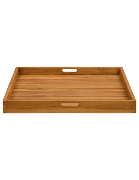 Vassoio da Portata 70x70 cm in Legno Massello di Teak