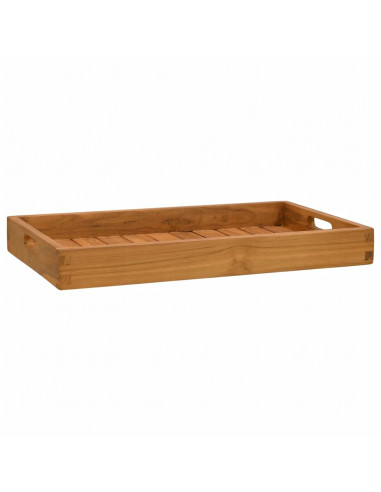 Vassoio da Portata 60x35 cm in Legno Massello di Teak
