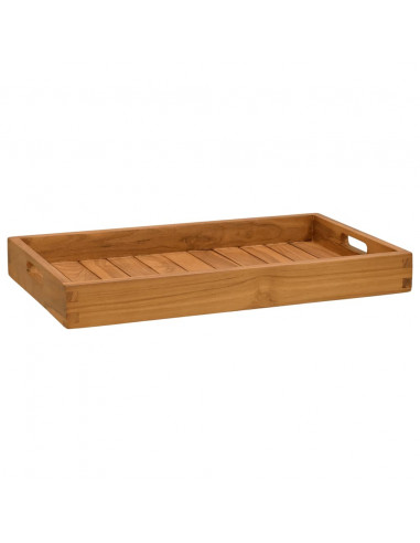 Vassoio da Portata 60x35 cm in Legno Massello di Teak