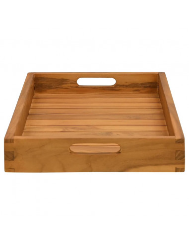 Vassoio da Portata 60x35 cm in Legno Massello di Teak