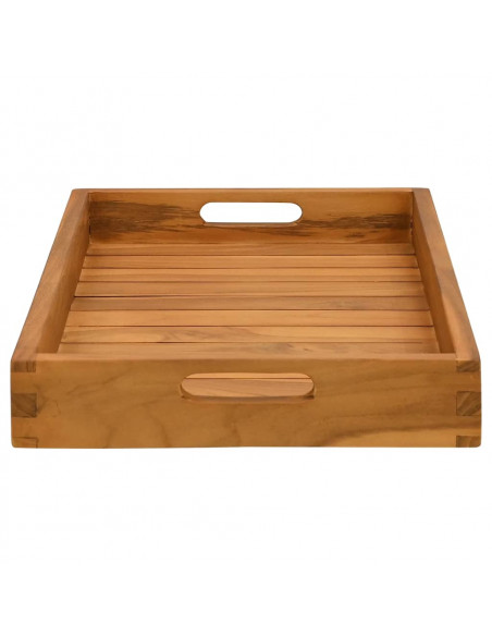 Vassoio da Portata 60x35 cm in Legno Massello di Teak