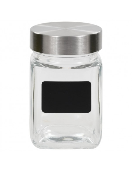 Barattoli in Vetro con Adesivo 24 pz 300 ml