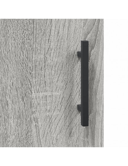 Comodino Grigio Sonoma 40x40x50 cm in Legno Multistrato