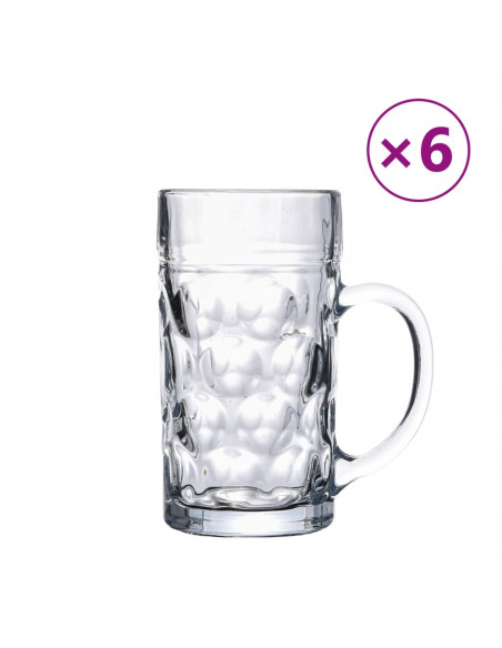 Bicchieri da Pinta in Vetro 6 pz 1000 ml
