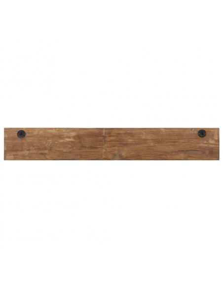 Appendiabiti Parete 5 Ganci 100x2,5x15cm Massello di Recupero