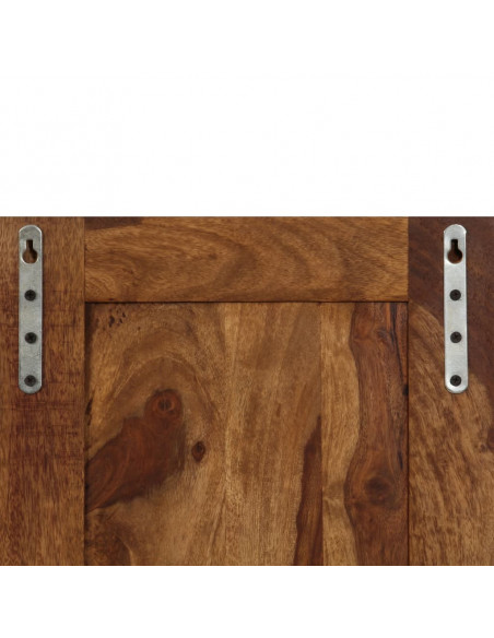 Appendiabiti 2 pz in Legno Massello di Sheesham