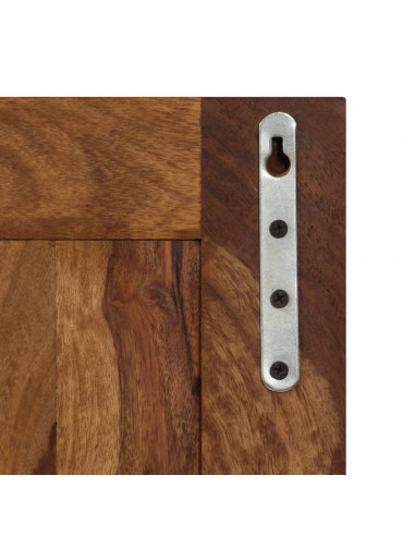 Appendiabiti 2 pz in Legno Massello di Sheesham